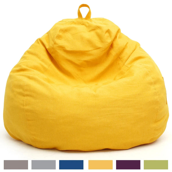 Comfortable Fabric Lazy Sofa Bean Bag Cover